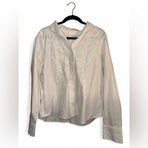 Coldwater Creek White Button Down Shirt